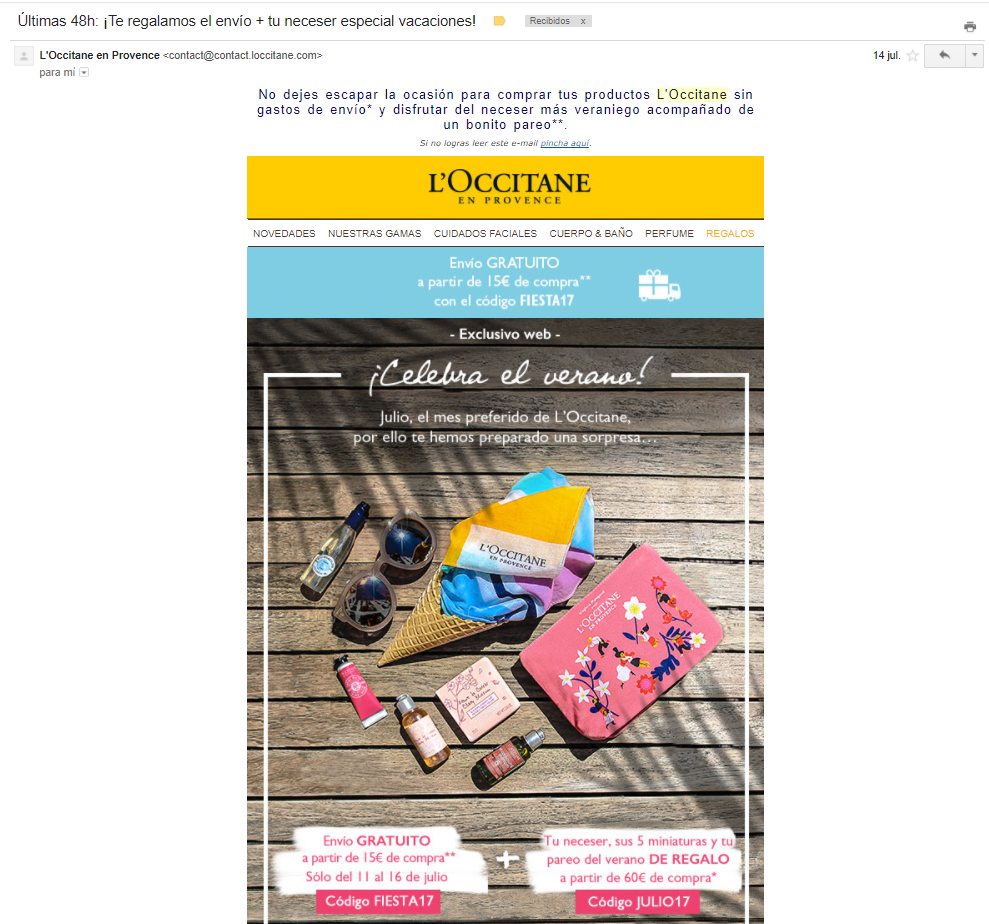 promocionales email marketing